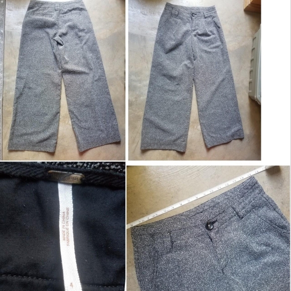 Free People Wide Leg Trouser 4 - Picture 4 of 8